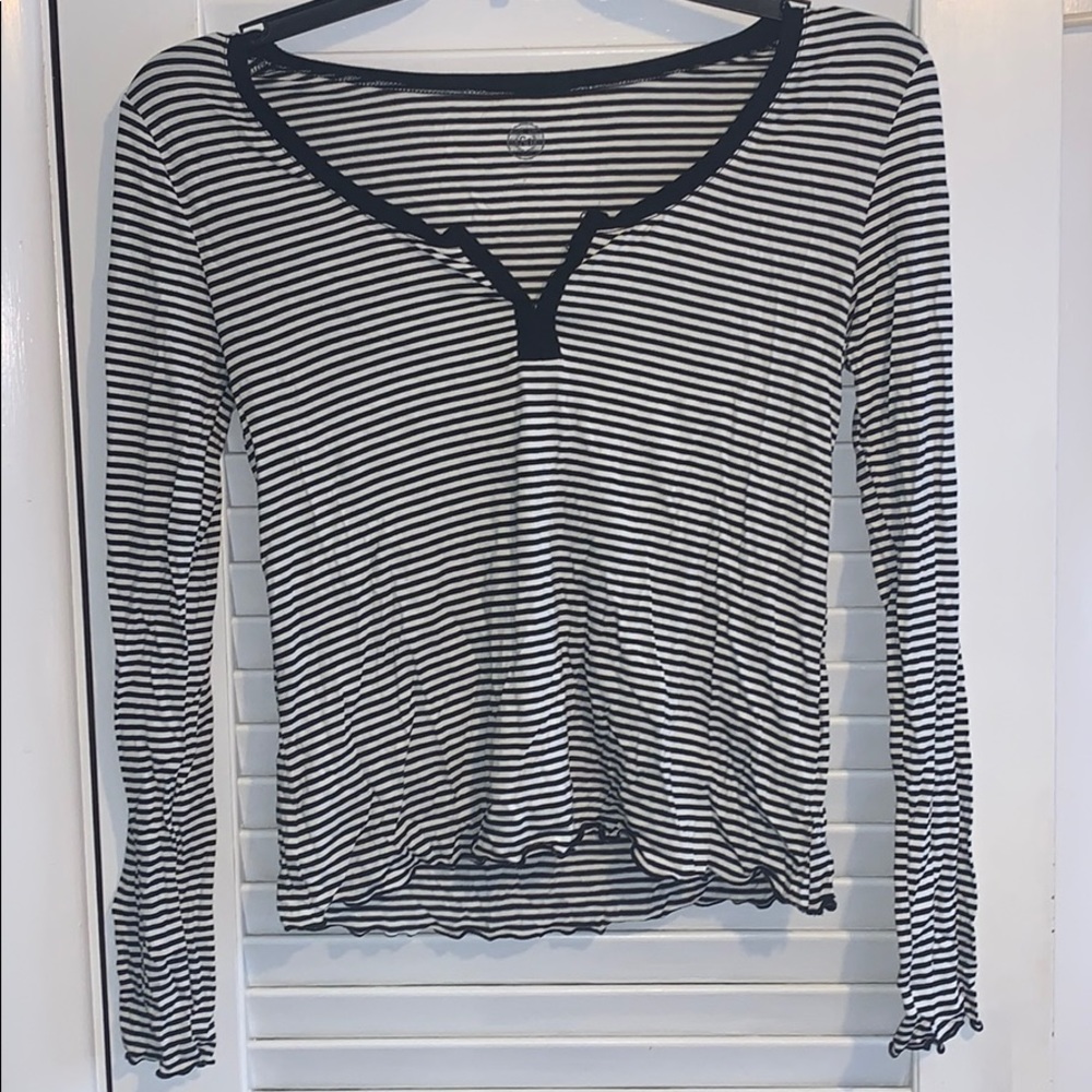 stripped long sleeve tee